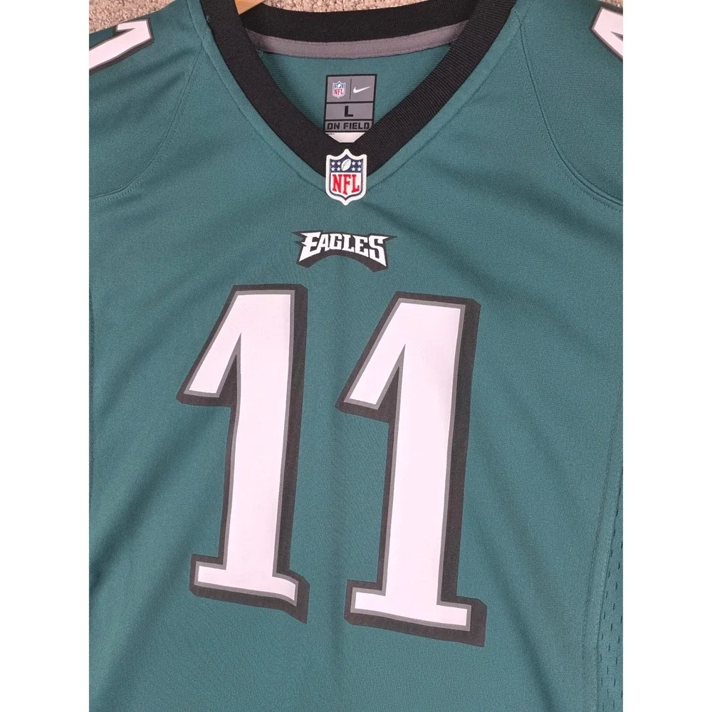 Nike Philadelphia Eagles Carson Wentz #11 Youth Jersey Green Size‎ L 14/16 NFL